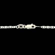 Men's Thin Silver Bracelet Piastrini 18cm 925 Silver Plated - 銀色 - 查看 5