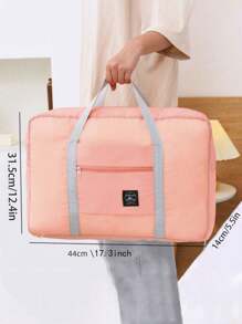 1 件旅行收纳袋、可折叠旅行行李袋、随身运动健身包、周末过夜包、旅行包、旅行箱、健身包、行李袋、周末包、行李袋、随身包、大学包、周末包、行李包、医院包、粉色假日冬季学校包、学校配件、学校用品