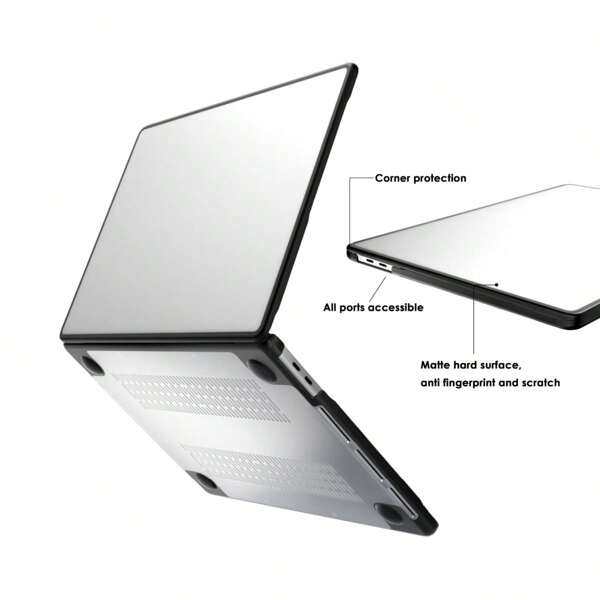 ARMORZONE Anti-Riss und Fingerabdruck-fest Hartschalen MacBook Hülle, TPU+PC, kompatibel mit MacBook Air und Pro