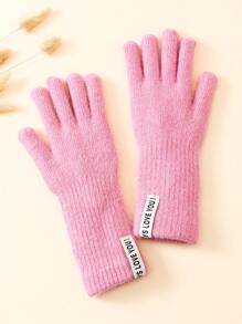 女士长款触屏手套一双，撞色设计，保暖防风，适合冬季骑行/驾驶 - 分指手套 - 查看 13