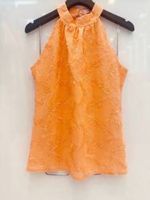 Women's Dress Shirt E079 - 金色 - 查看 1