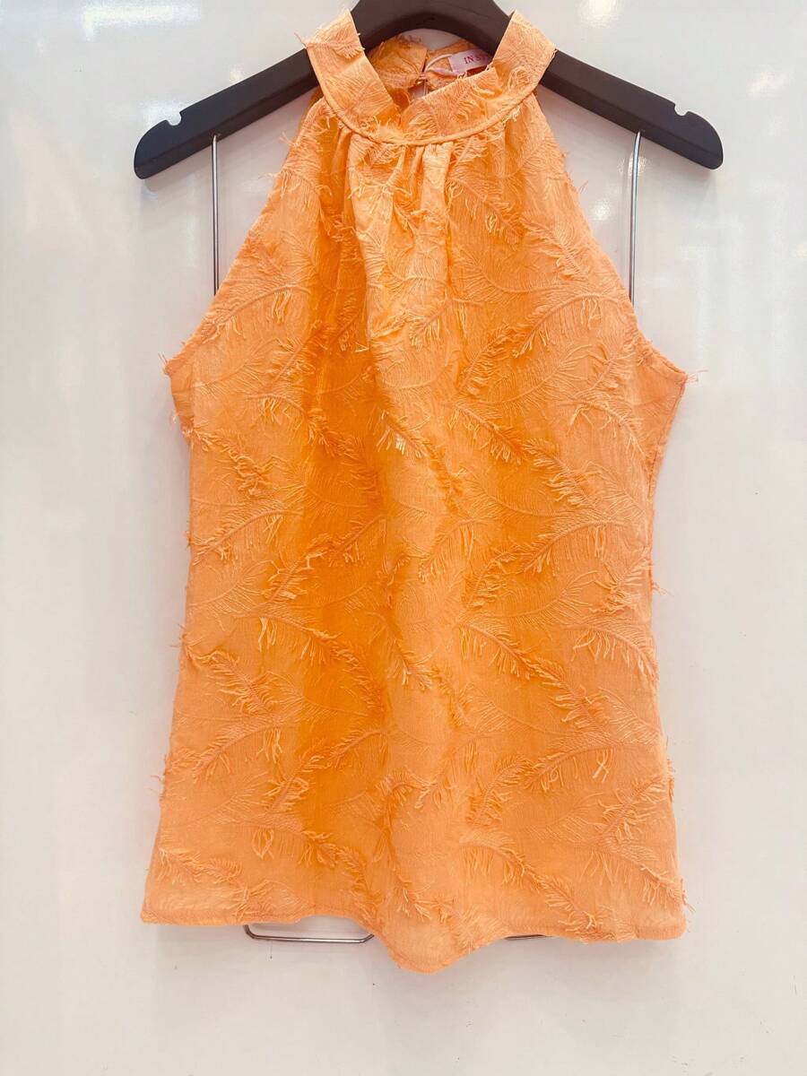 Women's Dress Shirt E079 - 金色 - 查看 1