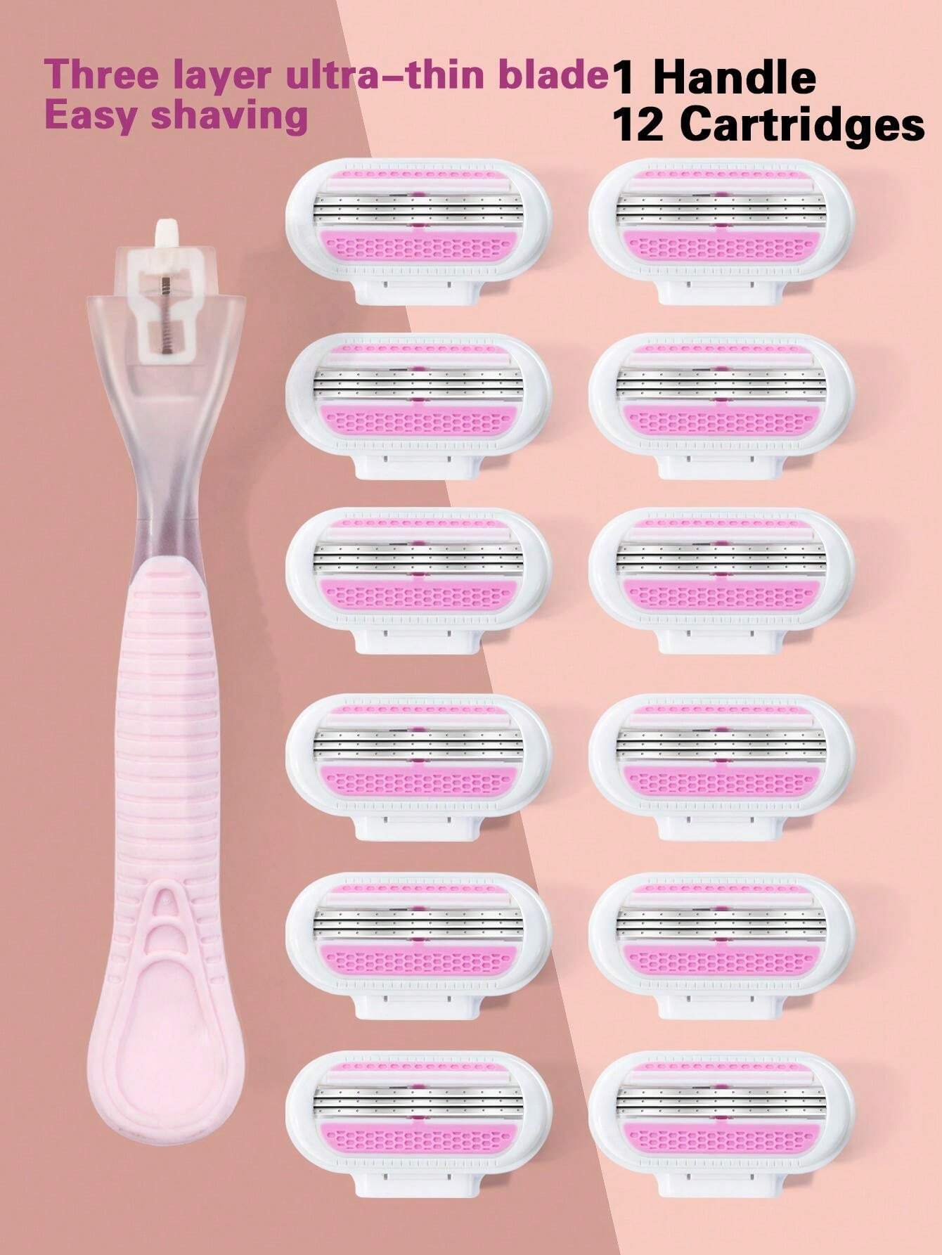 jifuli Women Bikini Manual Safety Razor Blade Hair Removal Shaving 3