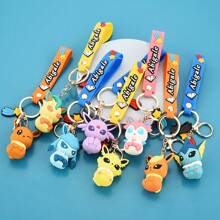 pokemon 1PC Losowy motyw w stylu boskiej bestii Urocza gra z kreskówek Mini figurka anime Ozdoby na biurko Lalka, Urocze postacie z anime Zestaw figurek, Kolekcja figurek z PVC, Prezent urodzinowy na Boże Narodzenie, dekoracja biurka domowego