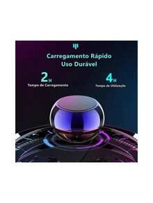 Mini Speaker "Amplified Speaker 3w AL-2022" Metal Colorful Via Bluetooth TWS - 粉色 - 查看 2