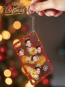 1 件定制圣诞照片礼物钥匙扣、个性化亚克力照片钥匙扣、个性化圣诞礼物钥匙扣、定制圣诞帽风格照片、个性化搞笑秘密圣诞老人礼物、圣诞节礼物、母亲节礼物、父亲节礼物、周年纪念礼物、情人节礼物、生日礼物、结婚礼物、最好的朋友礼物、送给妈妈/爸爸的礼物、送给女朋友/男朋友的礼物 - 樣式-3 - 查看 4