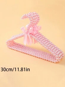 1 Stück Kunstperlen Hänger Schleife Hänger Kunstperlen Hose Clip Haustier Hänger Kleidung Aufhänger Fee Kleider, Hosen, Schuhe, Jeans, Stiefel, Röcke aufhängen, Frühling, minimalistisch, Sommer Oberteile