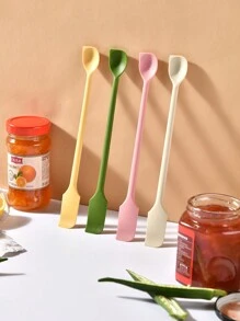 Keidason 2-In-1 Multifunctional Silicone Butter Spatula/Jam Spoon ,Dual-Head Available, Clean Peanut Butter Jar Gadget,Kitchen Gadget For Cream, Cooking & More