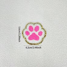 6 miếng vá thêu họa tiết bàn chân chó mới, khăn thêu, miếng vá thêu tự dính, phong cách dễ thương, miếng dán tủ lạnh, phụ kiện tự làm dùng cho giày dép, tất, túi xách, quần áo, ghim, quà tặng Giáng sinh, quà tặng Lễ Tạ ơn Y2K - Nhiều màu - Xem 3