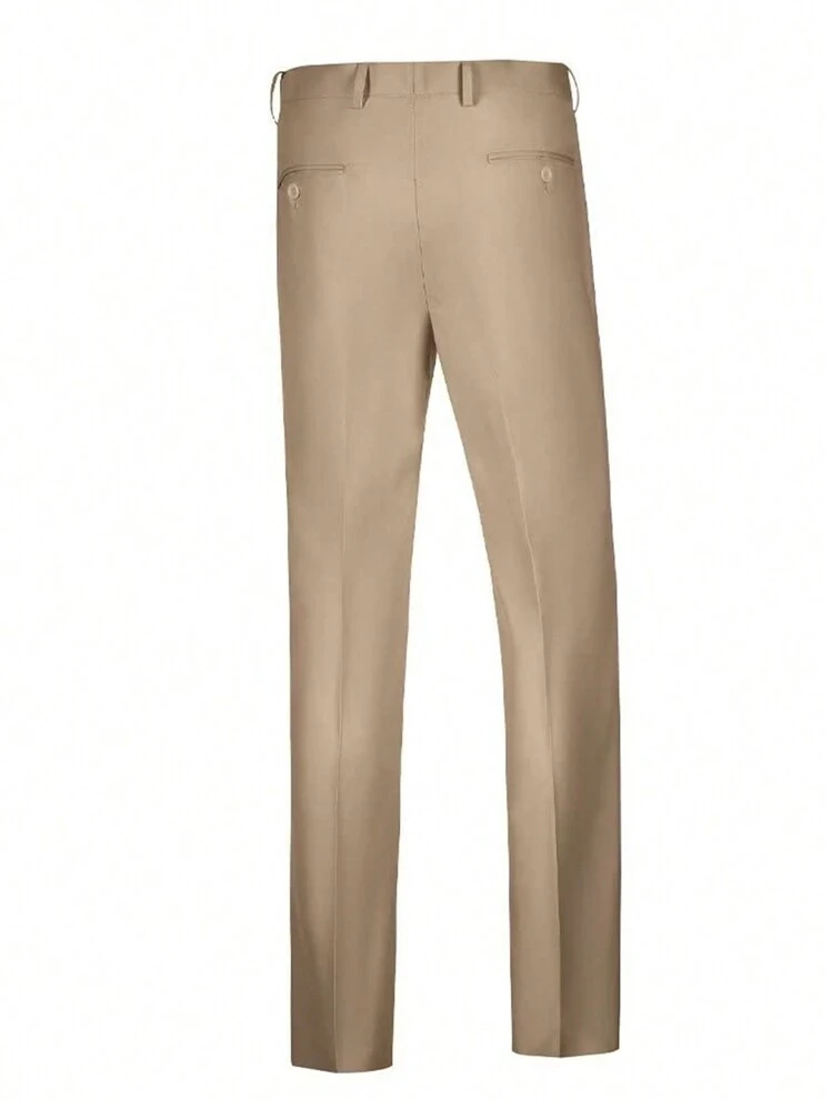 champagne dress pants men's Slim Fit Champagne Two-Piece Men's beige suit men with Peaked Lapel for Summer Weddings, Proms, and Formal Parties (Jacket and Pants Included)