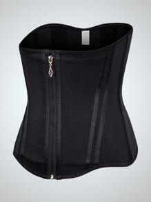 1 件女士束腰塑身衣塑身衣瘦身紧身平腰收紧腹部束腰训练器塑身衣