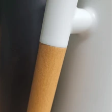 Nordic Thermal Bottle 1L Coffee Tea Wooden Handle Luxury - THERMOMETER - trắng - Xem 3