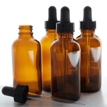 12/4 Packs 1oz Amber Glass Dropper Bottles Glass Eye Dropper 30ml For Essential Oils, Liquids, Glass Tincture Bottles, Leakproof Travel Bottles Home Bathroom Decor Fall Decor Back To School - Brown - View 7