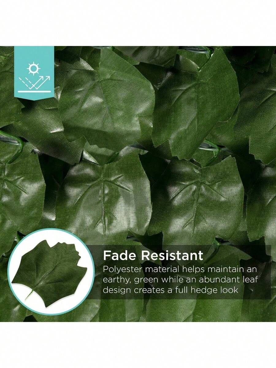 Best Choice Products Outdoor Garden 94x39Inch Artificial Faux Ivy