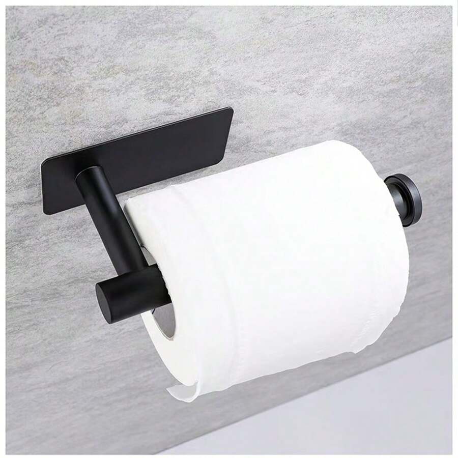 Stainless Steel Toilet Paper Holder SelfAdhesive, Wall Mount Tissue
