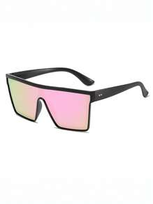 3pcs/1pc Teen`S Large Framed Fashion Glasses For Summer, Suitable For Daily Use