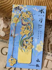 10 Segnalibri eleganti con motivi floreali, segnalibri personalizzati, segnalibri da calendario, per uso quotidiano, regali, eventi aziendali, forniture per matrimoni