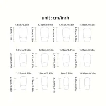 Become A Fashionable Goddess With 24pcs Long T-Shaped Black And French Link Chain With Bowknot. A Chic And Elegant Set Suitable For Daily Wear Press On Nails Nail Supplies