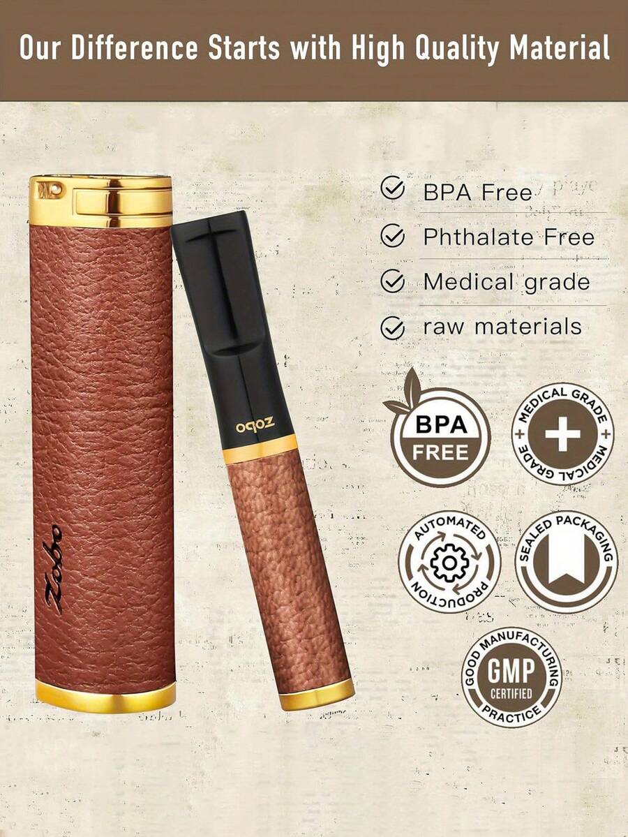 1 Pc Recirculating Filtered Washable Cigarette Mouthpiece, Supports