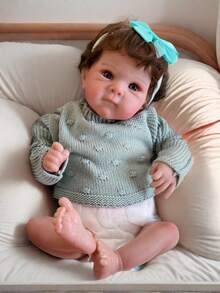 Bettie Doll head 1 and 4 18 英寸贝蒂娃娃手工制作植发逼真可爱重生娃娃玩具儿童礼物 - Reborn Doll - 查看 7