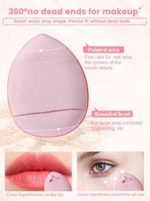 53-In-1 Makeup Tool Kit Including: 32pcs Makeup Brushes Set + 8pcs Makeup Sponges + 1pc Makeup/Wash Head Band + 2pcs Wash Wristband + 4pcs Powder Puffs + 1pc Makeup Remover Pads + 1pc Brush Cleaning Tray. Portable Makeup Tools, Suitable For Travel, Vacation, Parties. Must-Have For Summer Makeup