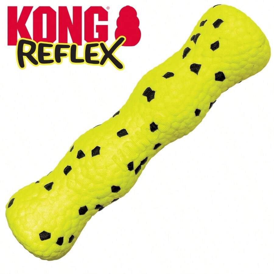 PET KONG REFLEX STICK M DOG TOY RESISTANT FLOATS THROW AND FETCH STICK