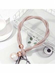 Fermatende per tende senza foratura con perle , fermatende per tende regolabili