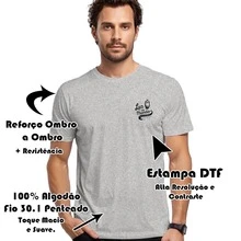 Unisex Cotton Printed T-Shirt Comfortable Light Of The World Front Back - 灰色 - 查看 2