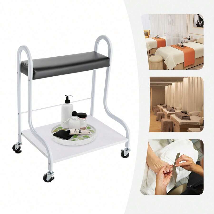 Beauty Salon Nail Or Foot Bath Spa Portable Trolley Cart, Trolley For