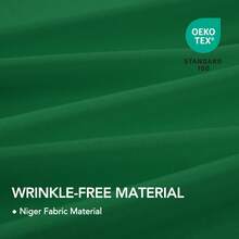 2 Pcs Christmas Backdrop Curtains For Photography Parties Birthday, Wrinkle Resistant Background Curtain Panels- Solid Party Wedding BackdropDecorations (10 Ft X 10 Ft, 2 Panels) - 獵人綠 - 查看 5