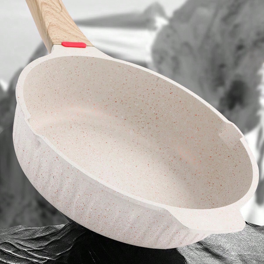 Maifanshi NonStick Frying Pan, MultiFunctional Flat Bottom Pan For