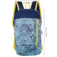 1 件迪卡侬户外运动轻便学生包印花背包徒步旅行背包 - 彩色 - 查看 13