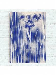 1 件抽象伊夫克莱因蓝色苏拉热圆圈墙面艺术帆布画现代海报版画客厅家居装饰画无框 - 彩色 - 查看 24