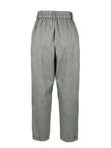 Slant Pocket Straight Leg Pants - Green - View 5
