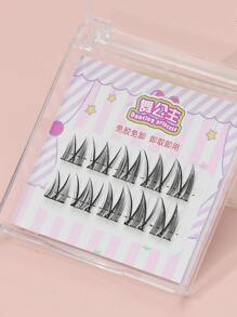 C Curl 10 Cụm 6-13mm 2 Hàng Mi Không Keo Dán - C - Xem 2