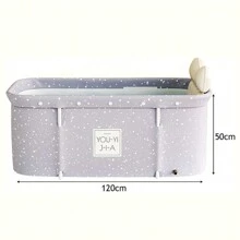 Rectangular Folding Bathtub With VG Plus Accessories - Xám - Xem 5