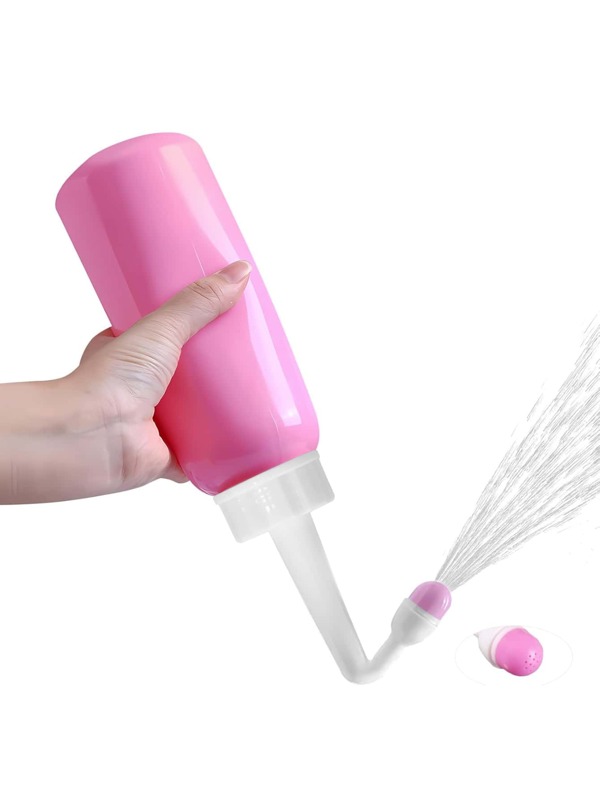 1PC Peri Bottle Portable Travel Bidet Leakproof Perineal Douche Spray Bottle, Portable Douche Feminine Cleaner, Travel Large Capacity Portable Handheld Bidet, 350ML