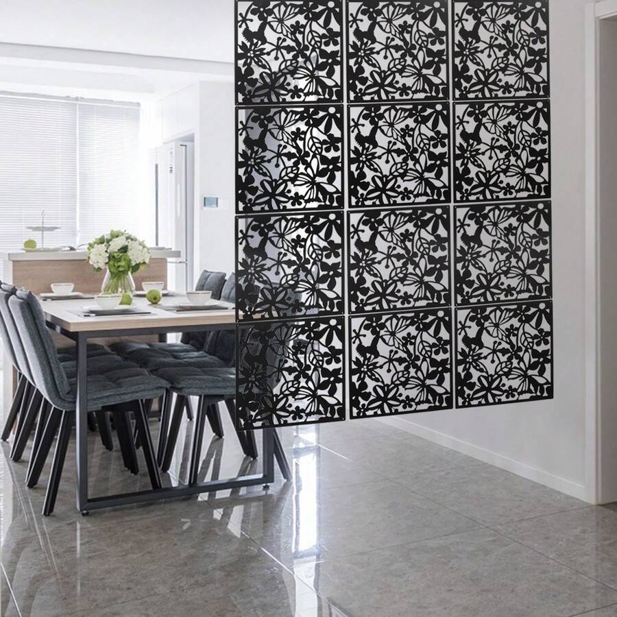 Wiszący parawan, 12-częściowy ekran panelowy do dekoracji pokoju/hotelu, dekoracyjna płyta ścienna