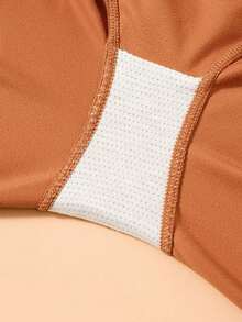 Quần định hình cơ thể bằng nhung lưng cao giữ nhiệt cho phụ nữ, đồ định hình sau sinh - trái cam - Xem 8