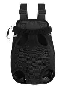 狗和猫背包，透气网眼宠物包，适合户外使用 - 青碧色 - 查看 4