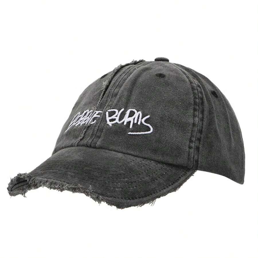 BOBBIE BURNS Mũ thể thao vành tua rua thời trang TRS Unisex, Mũ bóng chày thường ngày thoáng khí thoải mái - màu đen - Xem 1