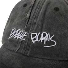 BOBBIE BURNS Mũ thể thao vành tua rua thời trang TRS Unisex, Mũ bóng chày thường ngày thoáng khí thoải mái - màu đen - Xem 4