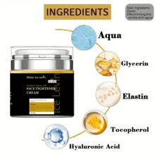 面部提升霜，紧致肌肤，减少细纹，保湿并增强皮肤弹性，呈现年轻外观 - 黑色 - 查看 2