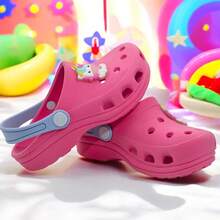 Girls' Babouche Flip Flops 19 To 32 Lightweight Comfortable Back To School Sandal - Purple - View 2