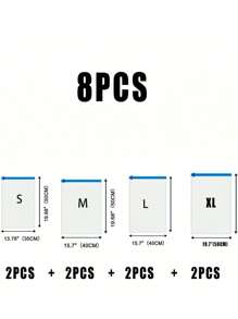 1/3/5pcs Compression Bags For Travel Travel Accessories Space Saver Bags No Vacuum Or Pump Needed Vacuum Storage Bags For Travel Essentials Travel And Home Packing Organizers (Blue) Clothes Storage Clothes Organizer Travel Organizer Bag Set Travel Storage Bag Set Packaging Bag Back To School School Bag Travel Essentials Travel Organizer For Beach Summer Vacation Travel Must Haves Vacation Holiday School Accessories Supplies Stuff Back To School Supplies