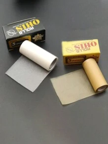 Set de 2 Papeles de liar cigarrillos manuales de combustión lenta, papel de liar portátil para arrancar a mano, 196 pulgadas por rollo, se puede cortar a la longitud deseada, accesorio para fumadores, regalo para fumadores, útiles escolares - Multicolor - Ver 15