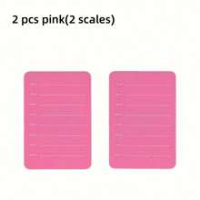 Tabla con escala para aplicar pestañas postizas, regla portátil de mano para pestañas, herramienta esencial para artistas de extensión de pestañas - Multicolor - Ver 13