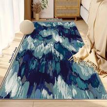 现代风格的地毯，柔软，防滑，可机洗，吸水，防污，家居装饰，非常适合客厅、卧室和门口装饰。 - 彩色 - 查看 11