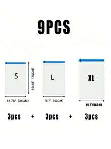 1/3/5pcs Compression Bags For Travel Travel Accessories Space Saver Bags No Vacuum Or Pump Needed Vacuum Storage Bags For Travel Essentials Travel And Home Packing Organizers (Blue) Clothes Storage Clothes Organizer Travel Organizer Bag Set Travel Storage Bag Set Packaging Bag Back To School School Bag Travel Essentials Travel Organizer For Beach Summer Vacation Travel Must Haves Vacation Holiday School Accessories Supplies Stuff Back To School Supplies