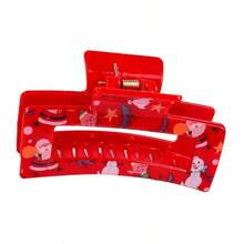 Kẹp tóc Giáng sinh, Tóc dày, Phụ kiện tóc in hình Giáng sinh, Tất Giáng sinh phù hợp cho phụ nữ và trẻ em gái - Nhiều màu - Xem 12